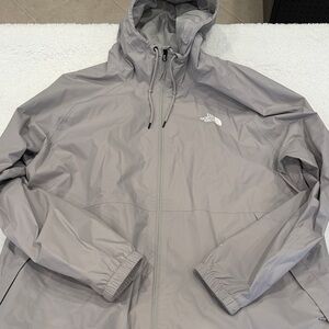The North Face Men's Gray Rain Jacket